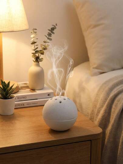 1 件/1 套树脂香炉/香座/熏香炉，球形纹理树脂熏香炉，适用于家居装饰、冥想空间、瑜伽馆装饰、精品酒店大堂点缀、水疗室营造宁静氛围、乔迁之喜等场合。