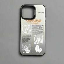 Moda Masculina Explosiva Mangas CortasAnime Code Geass Logo Phone Case For 17 16 15 14 13 12 11 Pro Max Air Compatible Multi-Color Matte Laser Metallic Aurora Style Phone Case - Z1 - View 2