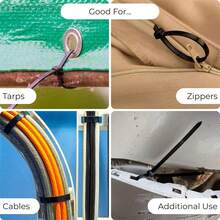 100/300/500pcs Colorful 4 Inch Nylon Self-Locking Cable Ties, Suitable For Home, Garden, Garage, Workshop - Strip - View 11
