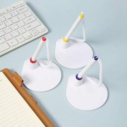 Business Office Desk Pen Fixed Signature Neutral Pen Desktop Bank Counter Pen Base With Double-Sided Tape Counter Signature Anti Loss Pen