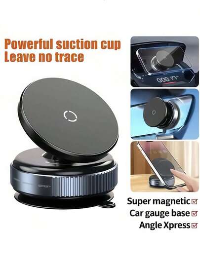 Soporte magnético para teléfono de coche con ventosa poderosa, estable y portátil compatible con iPhone, teléfonos Android, regalo para cumpleaños, familia, amigos, accesorios de coche para conducir, alta capacidad de carga