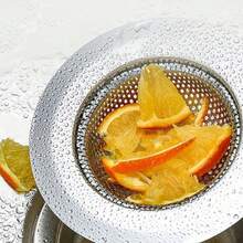 Dos filtros de drenaje de acero inoxidable, cestas de drenaje de acero inoxidable, filtros para fregadero de cocina, cestas de drenaje, tapones de drenaje, filtros de drenaje y utensilios de cocina para uso doméstico. - 2 piezas - 11,5 cm/4,5 pulgadas - Ver 2