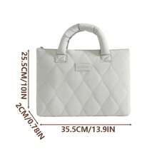 1个糖果色笔记本电脑包，适用于13-14英寸笔记本电脑，配有柔软舒适的提手，方便携带，内衬防震，内部分隔设计，可收纳平板电脑等物品。笔记本电脑包、笔记本电脑套、笔记本电脑保护套、电脑包、手提包、防水旅行必备品、旅行用品、男士笔记本电脑包、女士笔记本电脑包 - 灰色 - 查看 3