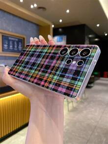 1个格子波点图案安卓手机壳，精准开孔摄像头保护，适用于三星 Galaxy S25 Ultra/Galaxy S24 Ultra/S24/S23 Ultra/A56 5G/A55 5G/A52s 5G/A26 5G、Nothing、Pixel、INFINIX、小米 Redmi 等手机。 - 彩色 - 查看 4