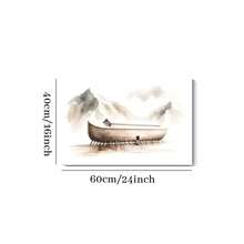 1pc Framed Canvas Wall Art, Noah's Ark Holy Modern Bible Art Print Canvas Poster Painting Wall Decor, Ideal Gift For Bedroom Living Room Hallway Dorm, Ready To Hang, 2D Flat - 111 - 查看 9