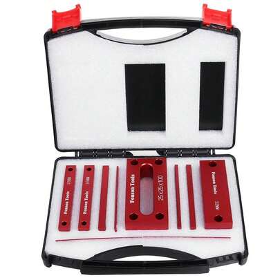 Setup Blocks Woodworking Tools 9Pcs Precision Height Gauge Block W/Storage Case
