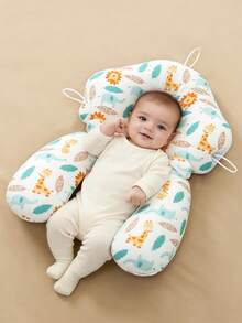 New Baby Pillow, Soft Infant Pillow, Anti-Flat Head Pillow, Dual-Sided 4-Season Use Baby Cuddle Pillow, Plush Velvet Leaf & Feather Design, Newborn Gift, Upgraded Version Unisex Infant Pillow - Type a - View 5