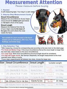 Bozal de perro duradero, detiene eficazmente el ladrido y la ingesta de basura - Adecuado para perros medianos a grandes - Anti-mordedura, anti-acoso, anti-perturbación - Precio asequible, material de alta calidad, múltiples tamaños disponibles - Protección de bozal para mascotas - Negro - Ver 13