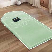 1pc Cute Asymmetrical Shape Plush Carpet, Non-Slip Washable Carpet Suitable For Religious Places And Home Prayer - Cartoon - View 14