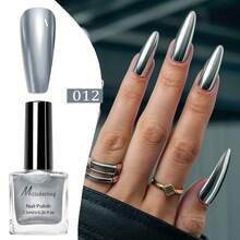 Fashionable Metal Mirror Nail Polish, Quick Drying, Long-Lasting Glossy Finish, Multiple Colors Available - Multicolor - View 12