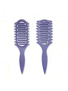 1pc New Upgraded Curling Brush With Bristles And Special Design, Curling Brush Especially For Curly Hair, Shaping And Styling Curls For Men And Women, Reducing Pulling And Curl Separation, Hairbrushes, Combs, Hair Tools, Hair Products And Accessories For Barber Salon Beauty Travel Essentials ﻿ Hair Accessories Hair Styling Kit - Multicolor - View 14