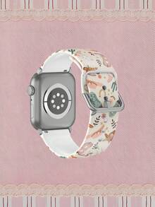 Dây đeo đồng hồ silicon hình mũ hồng và ủng xanh dương, tương thích với Apple Watch 38mm 40mm 41mm 42mm 44mm 45mm 49mm, tương thích với Apple Watch Series Ultra/S11/S10/SE/8/7/6/5/4/3/2/1 - Nhiều màu - Xem 2