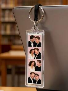 1/3/5 Móc khóa cá nhân hóa ảnh và văn bản, móc khóa dải ảnh, quà tặng Valentine, móc khóa ảnh, quà tặng kỷ niệm, phụ kiện túi xách - Nhiều màu - Xem 4
