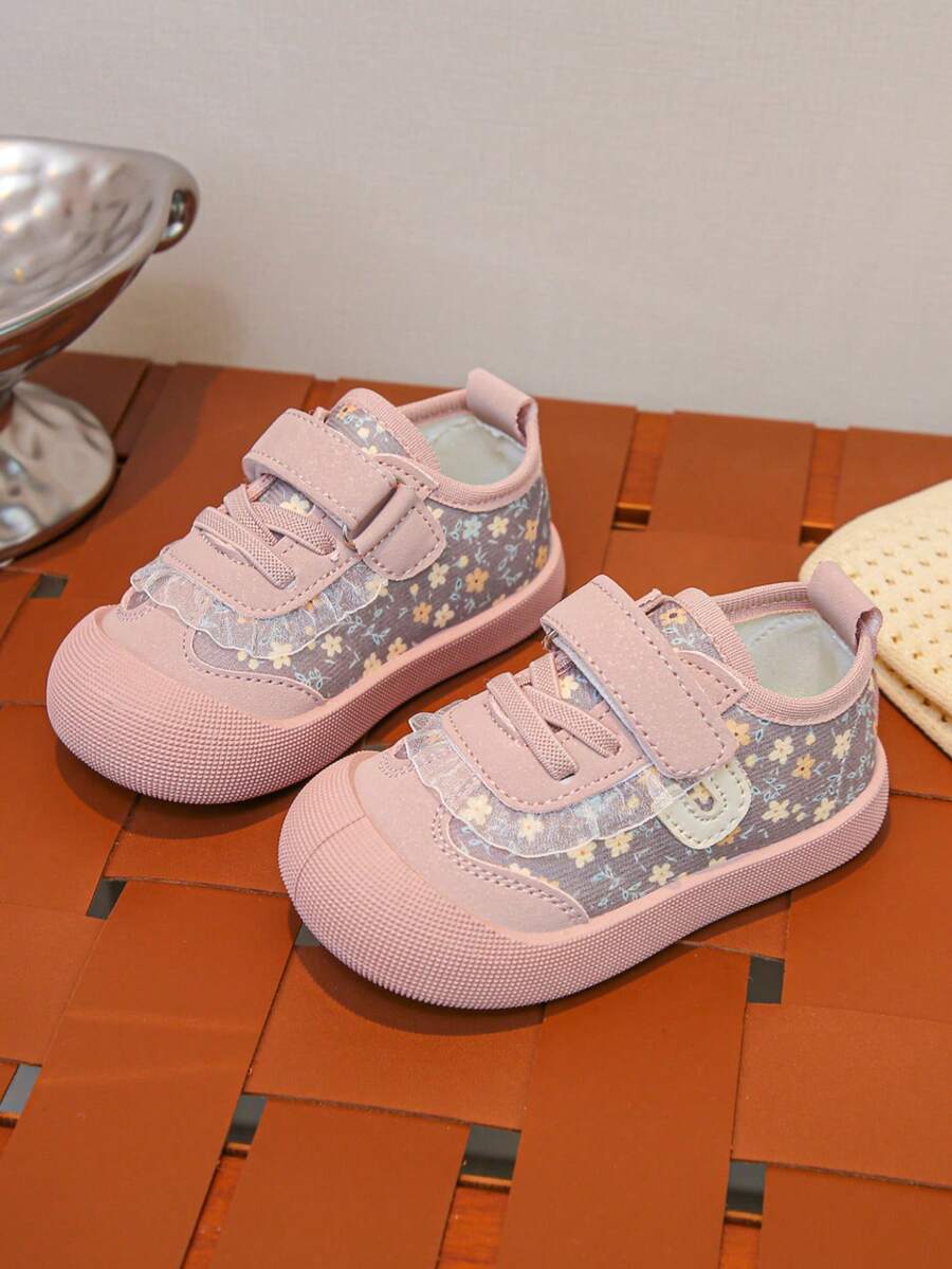 Toddler Soft Bottom Shoes, Fashionable Sneakers, Breathable Non-Slip Baby Walking Shoes, Simple & Elegant Student Shoes