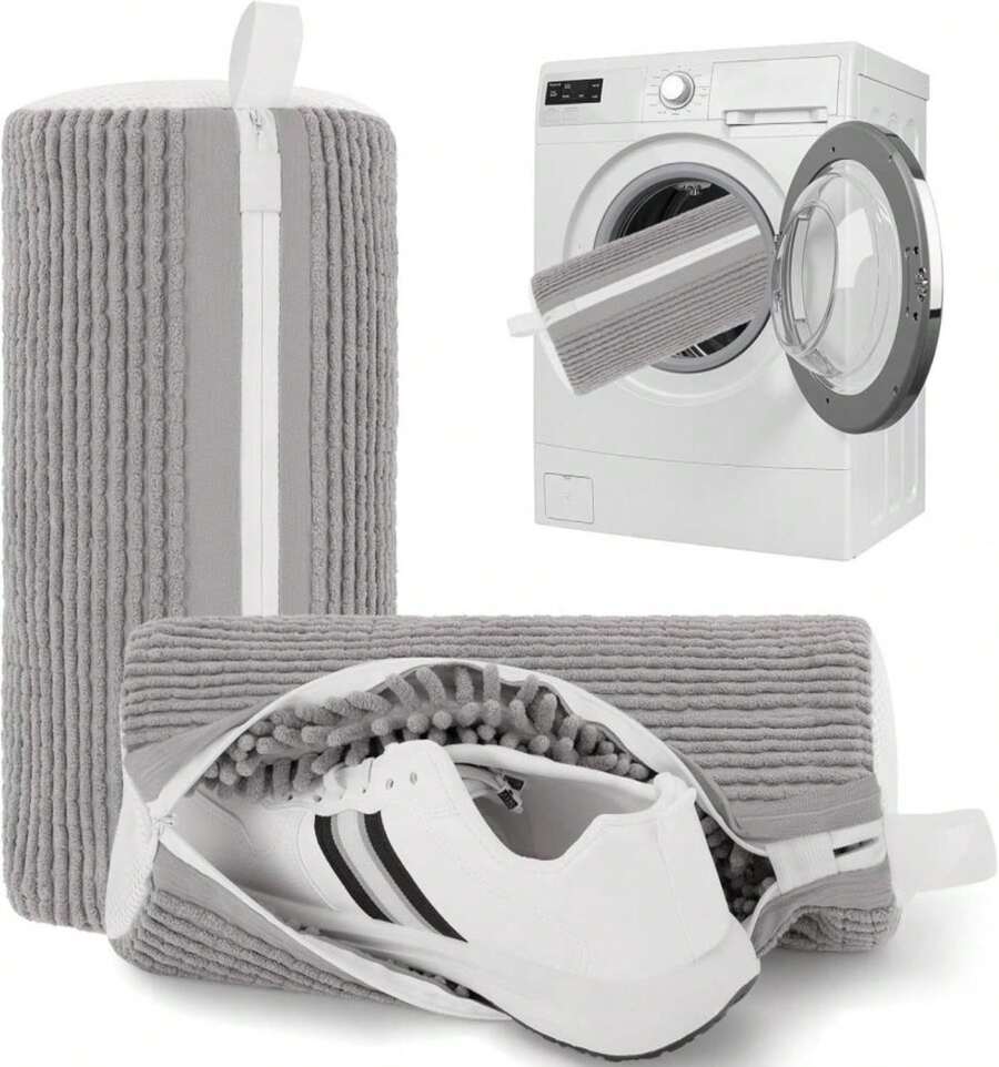 Shoe Washing Machine Bag Shoe Laundry Bags For Sneakers Reusable 2pc Shoes Cleaning Bags 360° Deep Clean For All Shoes Types With Invisible Zipper - Màu A - Xem 1