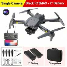 AXNEN 2026新款K13MAX折叠式双摄像头航拍无人机，具备一键降落、实时图像传输、手势拍照/录像、智能定高、路径飞行模式、360°翻转等功能，操作简便，适合初学者——是各种场合的完美礼物。 - 彩色 - 查看 15