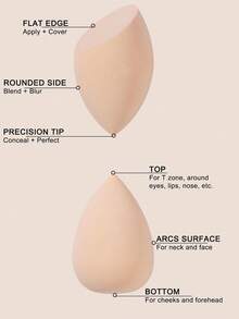 31件套专业化妆刷套装，包含柔软刷毛的化妆工具，包括化妆海绵、粉扑、硅胶化妆刷清洁垫、粉底刷、眼影刷、晕染刷和眉刷。 - 杏色 - 查看 8