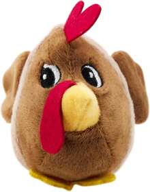 Outward Hound Fattiez Chicken Plush Squeaky Dog Toy, XS - Màu A - Xem 1