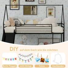 Kids Bed Frames, Headboards & Footboards - Black + Iron + Bedroom - View 5