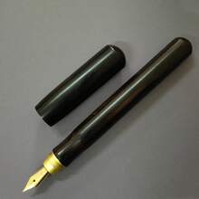 1 Pen, 0.5mm Shiny Tip, Solid Wood Handle, Brass Accessories, Rotating Cap, Suitable For Calligraphy Creation, Preferred For Creation, Elegant And High-End, Noble And Luxurious, Built-In Ink Absorber, Suitable For 2.6mm Caliber Ink Bags, Deep And Smooth Texture, Suitable For Business Office And Campus Learning, Preferred For Student Stationery; Can Be Used As A Unit Gift, Colleague Gift, Friend Gift, Suitable For Holiday Gift Scenarios - Valentine's Day, School Start Season, Graduation Season, Birthday, Christmas, Father's Day, Mother's Day, Teacher's Day, Thanksgiving; Suitable For Signature, Calligraphy, Artistic Creation, And Pen Gifts, It Is A Good Choice - Type a - View 10