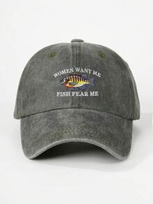 1pc Women's Embroidered "WOMEN WANT ME" Washed Baseball Cap, Adjustable Outdoor Sun Protection Casual Hat Suitable For Spring, Autumn, Travel, Beach, Vacation. Y2K Style Unisex Sun Hat - Baseball Cap - View 30