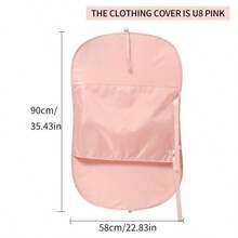1Pc Hanging Clothes Compression Organizer With Dust Cover, Compression Board Storage Bag For Coat & Down Jacket, Space-Saving Wardrobe Organizer For Home Use - Multicolor - View 4