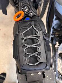 Bolsa de brazo para batería y almacenamiento frontal de cuadro de bicicleta eléctrica todoterreno, compatible con la mayoría de las bicicletas eléctricas todoterreno como Tutti Soleil 01/Surron Light Ultra Hyper Bee/E Ride Pro S SS SR/Talaria MX3 MX4 MX5 - A - Ver 10