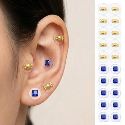 耳穴按摩珠，耳部针灸按摩疗法，有助于放松身心，缓解压力，操作简便。