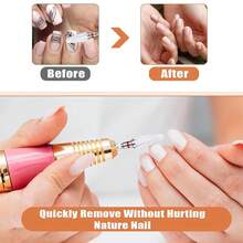 8 件套陶瓷指甲打磨头，适用于去除指甲凝胶和角质层，专业指甲锉，适合家庭和沙龙使用。 - 彩色 - 查看 2