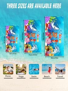 Khăn tắm biển trẻ em cá nhân hóa, món quà sinh nhật mùa hè hoàn hảo, phù hợp cho nhiều dịp hè. Khăn tắm biển và phụ kiện có thể tùy chỉnh, thích hợp cho bãi biển, hồ bơi, du lịch, cắm trại, yoga và các hoạt động khác. - Nhiều màu - Xem 3