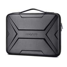 MOSISO Funda para Laptop 13.3 PulgadasImpermeable A Prueba de Golpes Protector Artística Geométrica EVA Bolsa de Ordenador con Asa Compatible con MacBook Air/Pro 13  XPS 13 - negro - Ver 4