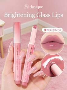 Dasique Holiday Essential Candy Lipstick - Women's Christmas Gift | Deeply Nourishing, Reduces Lip Lines, Non-Sticky, Moisturizing Makeup Lipstick, Winter Care, Rose Girl Charm, Bridal Charm, Summer Vacation - #04 Nudy Fig - View 2