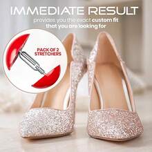 迷你鞋撑，适合宽脚女士，防滑鞋撑，可调节鞋楦 - 彩色 - 查看 3