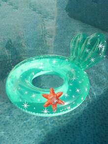 1pc Outdoor Summer PVC Inflatable Starfish Adult Backrest Lounge Chair With Water Games And Swimming Rings, Suitable For Beach Parties And Beach Water Sports, Pool Inflatable, Beach Essentials, Pool Float - Multicolor - View 5