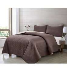 Quilted Bedspread + 2 Pillowcases, Printed For Spring, Summer, Autumn And Winter. 100% Microfiber, 150 X 150 Cm. - Thiết kế-4 - Xem 2