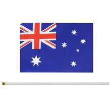 Mini Bandera Día del Recuerdo, MXAUH-000, 1Pza, Australia, 14x21cm, Tela Poliéster, Asta Plástico. - Multicolor - Ver 4