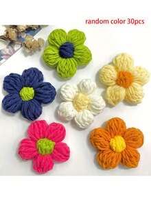 10/20/30个手工钩织绒球装饰品，小巧多彩，可用于DIY装饰相框、衣服、雨伞、窗帘、空调管道、布贴等。也适用于家居装饰、情人节礼物、生日、毕业典礼、返校季、房间装饰、学习用品、厨房装饰等。 - 彩色 - 查看 14