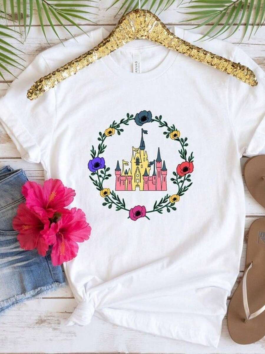 World Shirt, Day , Family Shirt, TT-Shirt, Memory Shirt, And Co Shirt, Disneyland Shirt.JPG - White - View 1