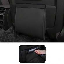 Magnetic Foldable Car Trash Can - Large Capacity, Faux Leather Storage Organizer Box Suitable For Backseat, Multifunctional Car Garbage Bin - A - View 6