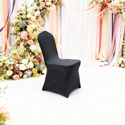 10/30/50pcs Spandex Full Chair Covers, Banquet Chair Covers, Universal Stretch Chair Slipcovers, Suitable For Party And Wedding