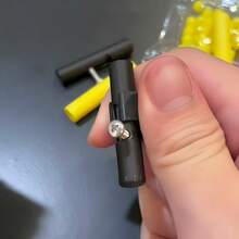 Creative New Mini Handgun Ring Set, Cute Student Stress Relief Gadget Ring, Mini Pressure Launch Toy, Comes With A Pack Of Small Balls - Multicolor - View 6