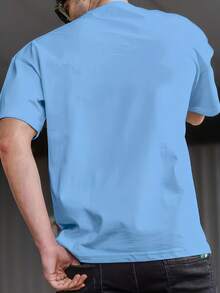 Matchstick T-Shirt, Unisex Shirt, Men's And Women's Blouse, 100% Cotton, Top Premium Streetwear, New Release, Immediate Shipping, Various Colors!! - 淺藍色 - 查看 2