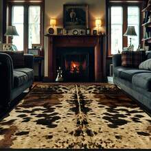 Retro Leopard Print Flannel Carpet, 2D Digital Printing, Non-Slip Rubber Bottom, Multiple Sizes Available. Suitable For All Seasons, Washable, Machine Washable, Comfortable, Unique, Suitable For Him, Her, Family Members, Boyfriend, Girlfriend, Father, Family Members, Mother, Lover, Daughter, Son, Grandfather, Grandmother, Teacher, Doctor, Nurse, Friend, Classmate, Pet. As Birthday Gifts, Household Items, Wedding Items, Souvenirs, Home Decoration, Daily Life, Office Decoration, Birthday, Anniversary, Valentine's Day, Thanksgiving, Graduation Season, Christmas, Halloween, Mother's Day, Father's Day, Wedding, New Year Gift Decoration. Suitable For Shopping Centers, Restaurants, Kitchens, Bathrooms, Living Rooms, Bedrooms, Corridors, Balconies, Outdoor Doors, Door Mats, Entrance Mats, Non-Slip Mats, Offices, Cafes, Piano Room Floor Decoration - Nhiều màu 12 - Xem 2