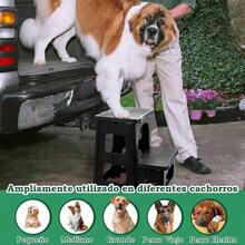 Taburete Plegable de 2 Pasos,Antideslizantes Banco Plegable Portatil para Adultos y niños, soporta 250 lbs,Banquitos Multifuncional para la Cocina,el baño,el Lavabo,la Autocaravana - Negro - Ver 4