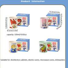 Disney Zootopia Cartoon Ceramic 10oz Camping Mug | For Espresso, Caffeine, Travel Coffee Cup | Home & Kitchen Essentials, Cute Gift & Collectible - Multicolor - View 11