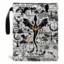 Romantischer Dark Academia Drachen-Themen Bucheinband, Fantasy Roman Leser Geschenk, Lesezeichen Geschenk, Buch Inspirations Geschenk, Taschenbuch Einband, Drachen-Themen Buch Geschenk, Schulanfang, Lernmaterialien - Verschiedenfarbig - Übersicht 8