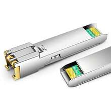 SFP to RJ45 Transceiver Module Compatible with Cisco GLC-T GLC-TE SFP-GE-T Ubiquiti Unifi UF-RJ45-1G Netgear AGM734 D-Link DGS-712 Finisar FCLF852XP2BTL 1000BASE-T SFP Mini GBIC Copper RJ-45 100m - como en la foto - Ver 5