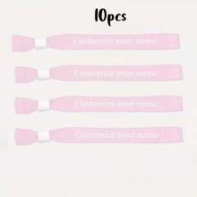 [Personalizado] Pulseras de fiesta personalizadas, pulseras de cinta desechables, pulseras de registro de eventos, personalizables, adecuadas para eventos, cumpleaños, bodas, reuniones grupales, festivales de música y conciertos, que agregan un ambiente festivo a los conciertos de música y celebraciones - Multicolor - Ver 51