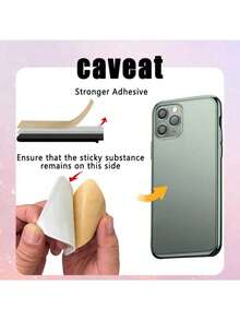 2PCS Silicon Suction Phone Case Mount, Hands-Free Fidget Toy Mirror Shower Phone Holder, Videos And Selfies (White, Light Pink) - Multicolor - View 3