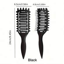 1pc New Upgraded Curling Brush With Bristles And Special Design, Curling Brush Especially For Curly Hair, Shaping And Styling Curls For Men And Women, Reducing Pulling And Curl Separation, Hairbrushes, Combs, Hair Tools, Hair Products And Accessories For Barber Salon Beauty Travel Essentials ﻿ Hair Accessories Hair Styling Kit - Multicolor - View 3